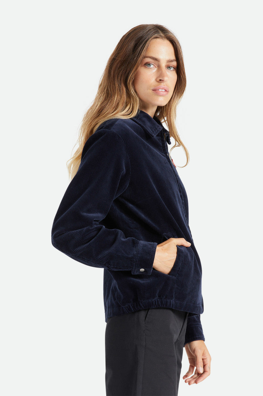 Women's Brixton Utopia Jackets Navy | 3572MPAWR