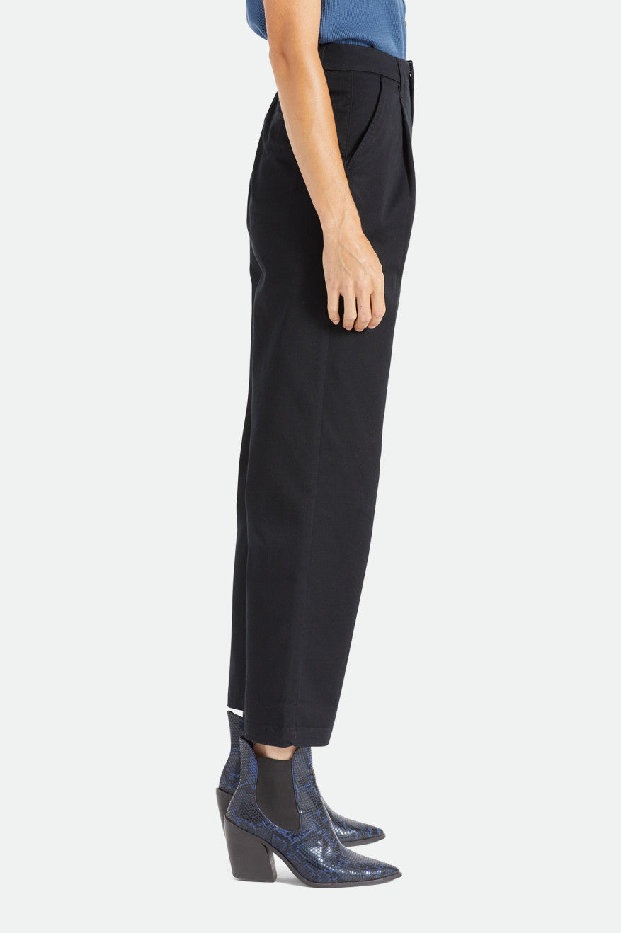 Women's Brixton Victory Trouser Bottoms Black | 2063NOQUC